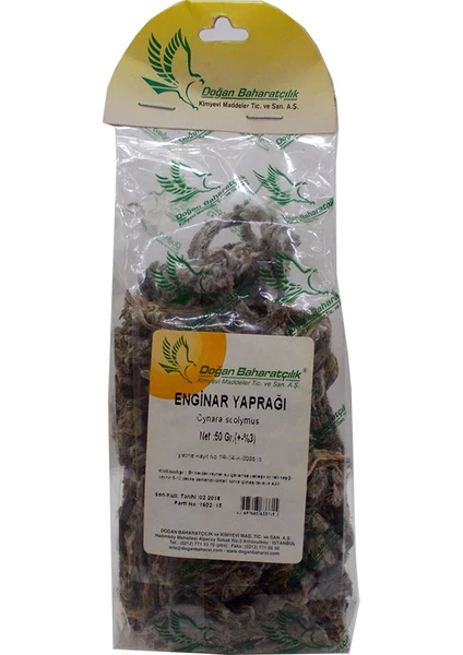 Doğan Baharat Enginar Yaprağı 50 gr Paket