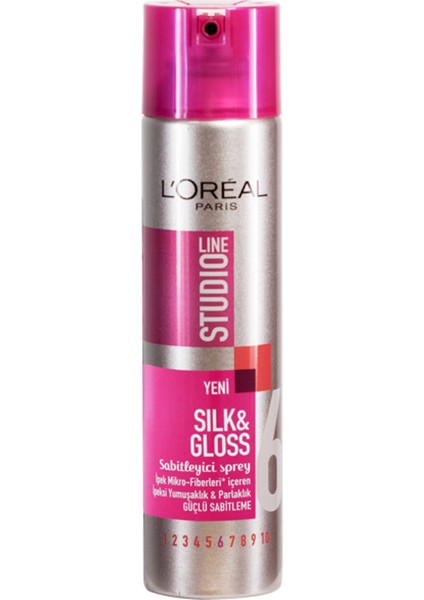 Studio Line Silk&Gloss Fixing Sprey