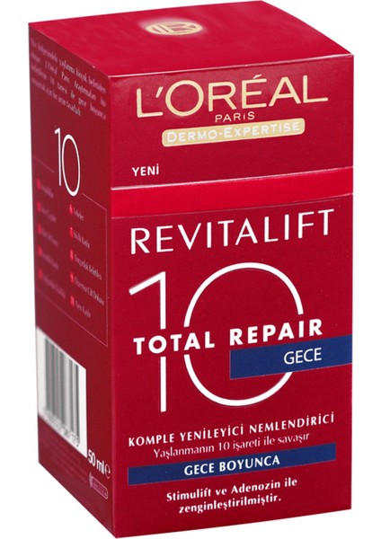 Dermo Expertise Revitalift 10 Total Repair 50 Ml Gece Kremi