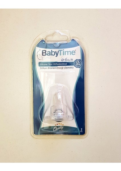 Baby Time Silikon Biberon Emziği