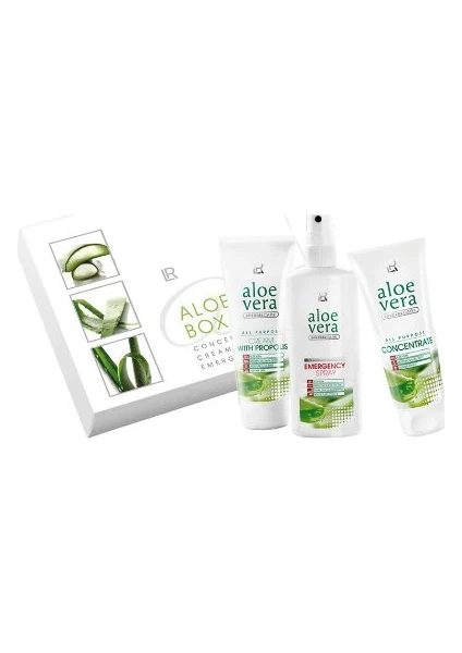 Aloe Vera Box Set 3'lü Acil Yardım Seti