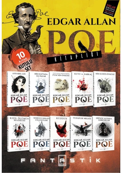 Edgar Allan Poe Set (10 Kitap) - Edgar Allan Poe