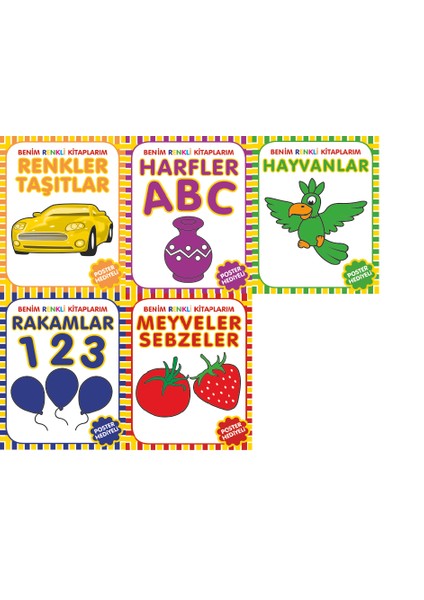 Benim Renkli Kitaplarım - 5 Kitap Set