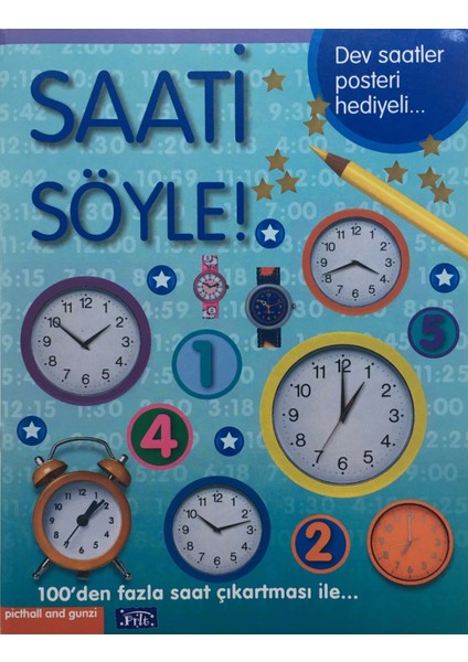 Çarpım Tablosu - Saati Söyle (2 Kitap) + Poster - Çıkartmalı