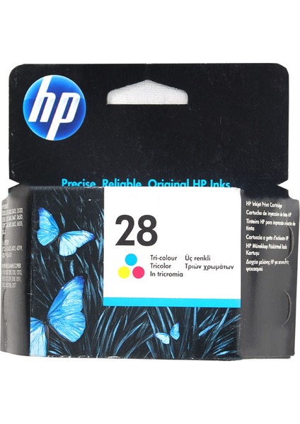 28 C8728Ae Renkli Orjinal Kartuş