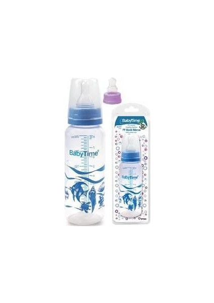 Klasik Silikon Damak Uçlu Pp Biberon - 250 Ml