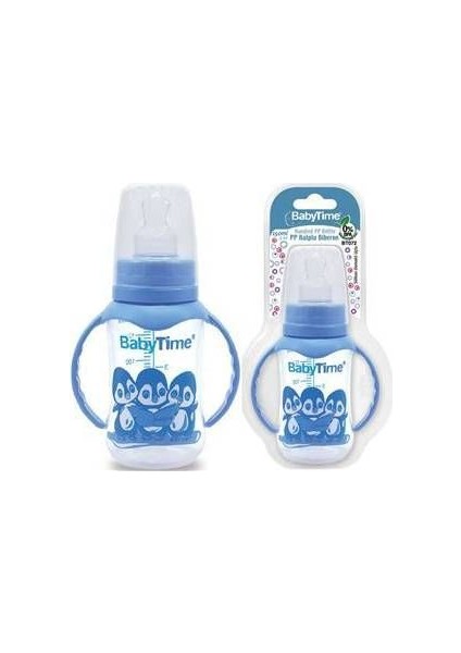 Silikon Damak Uçlu Kulplu Pp Biberon - 150 Ml
