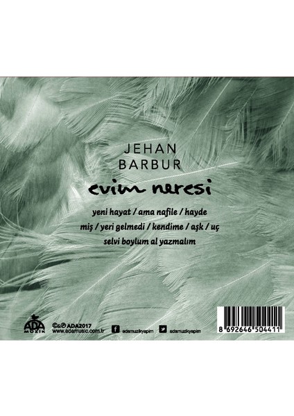 Jehan Barbur - Evim Neresi (CD) fiyatları