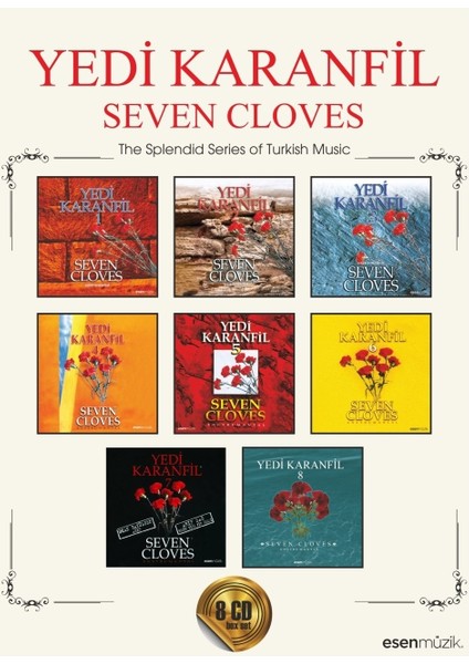 Yedi Karanfil - Seven Cloves 8Cd Box Set