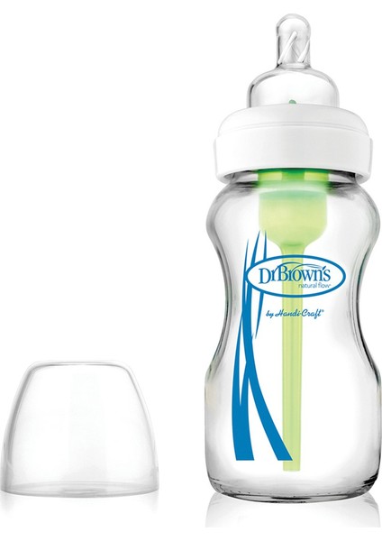 Options Geniş Ağız Cam Biberon 270 ml