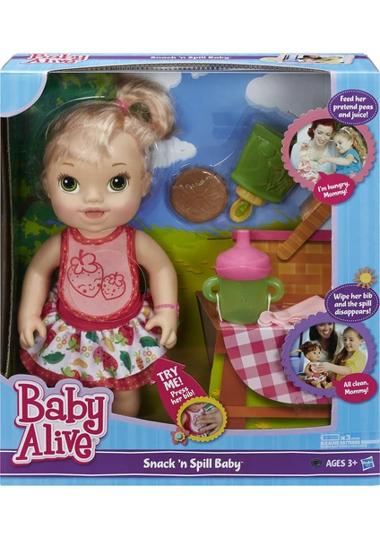 Baby Alive Tatlı Bebeğim Piknikte