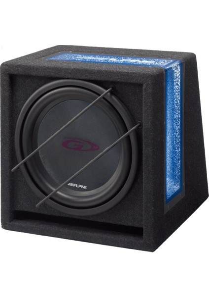 Sbg-844Br 20Cm Kutu 120W, Bass Reflex (Mavı Işıklı) Subwoofer 120 Watt Rms