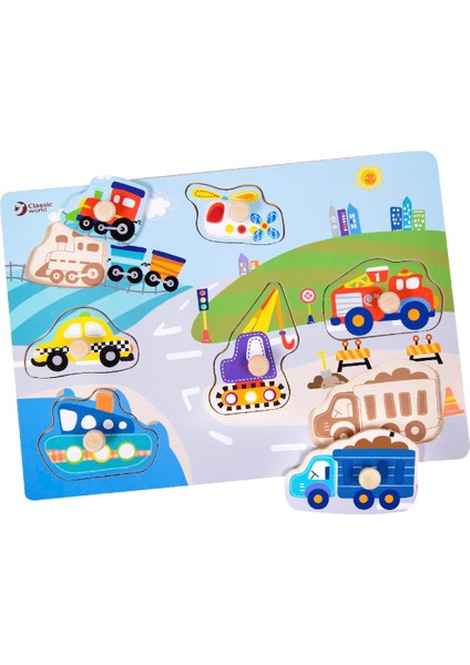 Ahşap Trafik Yapboz
