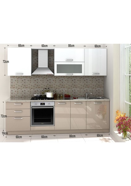 Eko Line Mutfak 260Cm