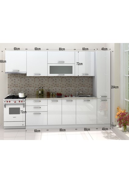 Eko Line Mutfak 300Cm