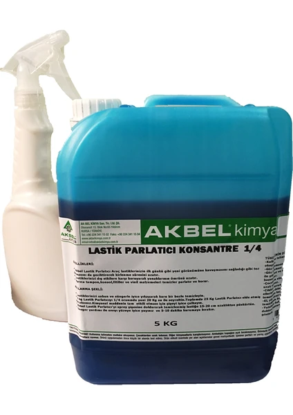 Lastik Parlatıcı Konsantre 1/4 5 Kg