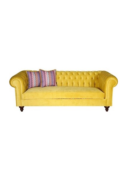Limon Küfü Sarı Chesterfield