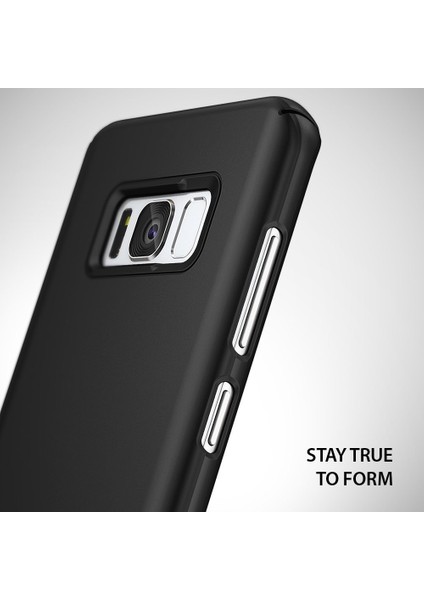Slim Galaxy S8 Kılıf Sf Black - 4 Tarafı Saran İnce Şık Tasarım