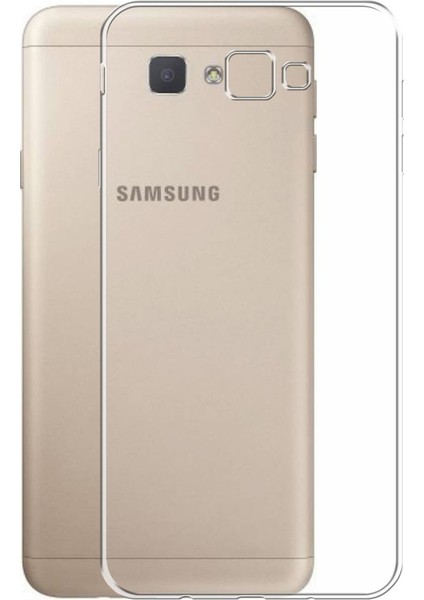 Samsung Galaxy J7 Prime - J7 Prime 2 Silikon Kılıf Şeffaf + Cam Ekran Koruyucu