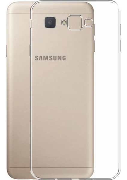 Case 4u Samsung Galaxy J7 Prime - J7 Prime 2 Silikon Kılıf Şeffaf + Cam Ekran Koruyucu