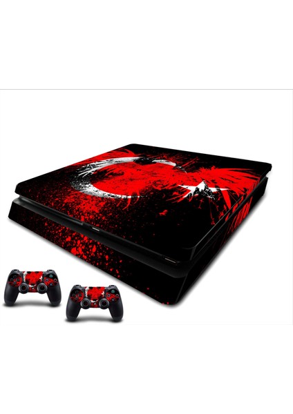 PS4 Slim Bayrak 1 Sticker Seti