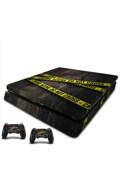 PS4 Slim Crime Sticker Seti