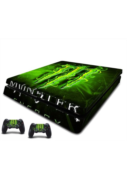 PS4 Slim Monster Sticker Seti