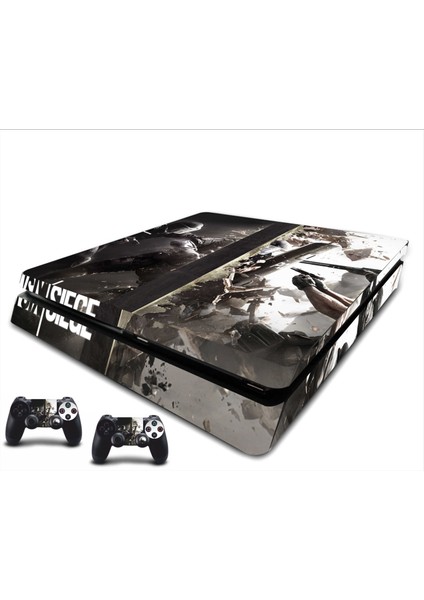 PS4 Slim RainbowSix Sticker Seti