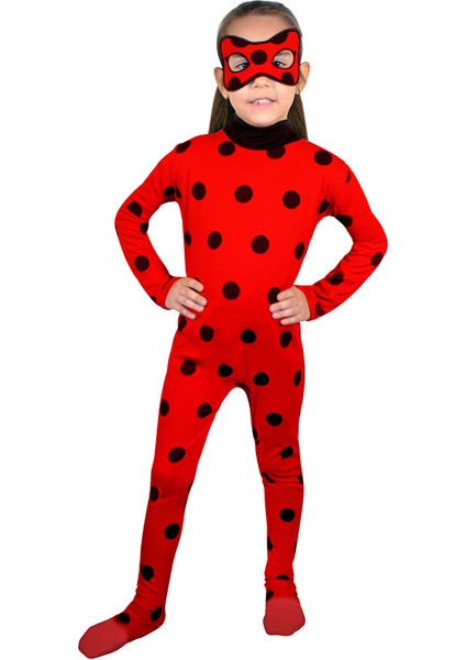 Mega Oyuncak Lady Bug Mucize Uğur Böceği Kostümü Orjinal 7-9 Yaş