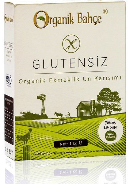 Glutensiz Organik Ekmeklik Un Karışımı 1000 Gr