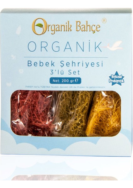 Organik Bebek Şehriyesi 200 Gr