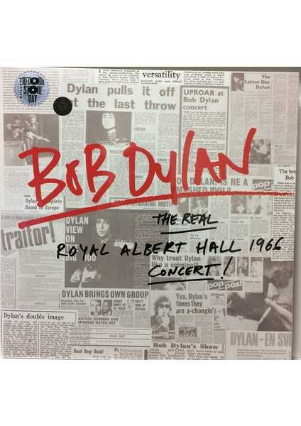 Bob Dylan ‎– The Real Royal Albert Hall 1966 Concert! Double Plak (2Lp)