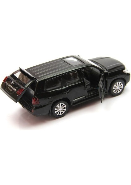 Sesli ve Işıklı 1:32 Toyota Land Cruiser Çek Bırak Araba (Siyah) modelleri