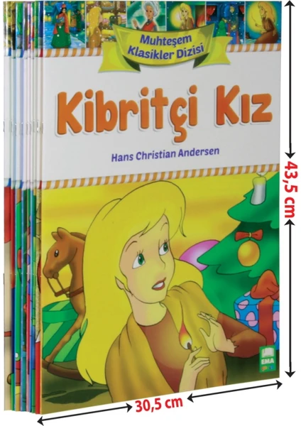 Dev Boy Muhteşem Klasikler Dizisi Renkli 10 Kitap Set