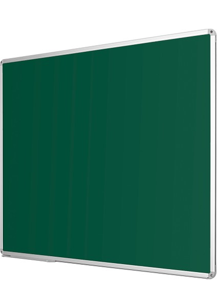 65 cm x 100 cm Alüminyum Çerçeve Duvara Monte Yeşil Tahta (Tebeşir Tahtası)