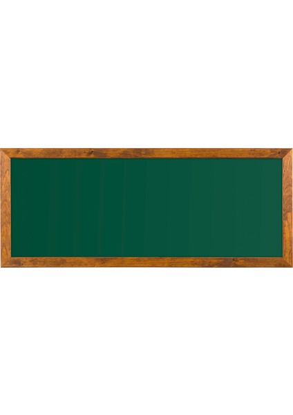 50 cm x 110 cm Doğal Ahşap Çerçeve Duvara Monte Yeşil Tahta (Tebeşir Tahtası)