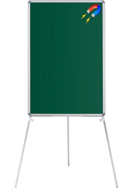 60 cm x 90 cm Teleskopik Ayaklı Manyetik Yeşil Tahta (Tebeşir Tahtası) fiyatları