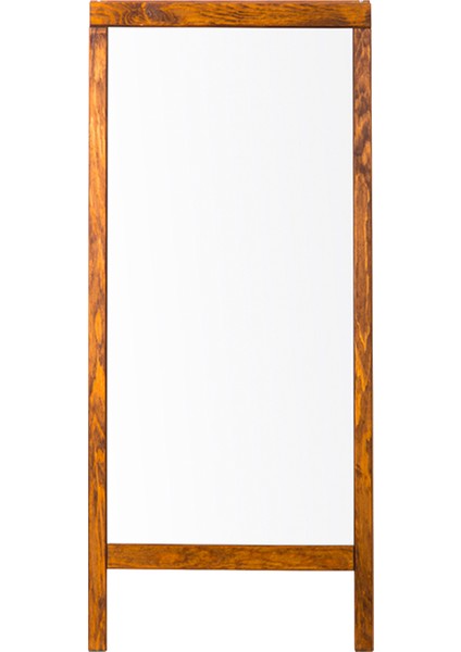 60 cm x 110 cm Çatı Tipi Çift Yüzlü Menü Tahtası Beyaz