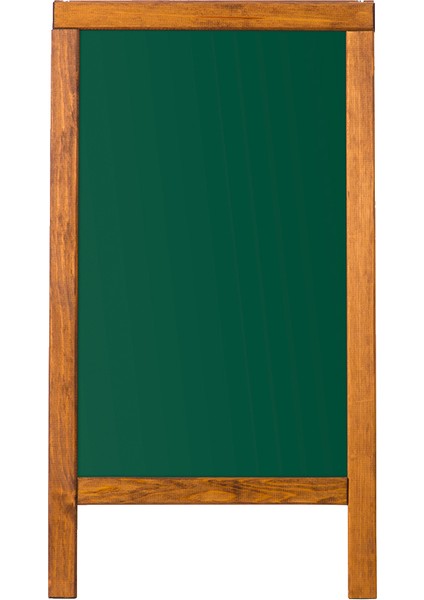 45 cm x 70 cm Çatı Tipi Çift Yüzlü Menü Tahtası Yeşil Tahta (Tebeşir Tahtası) fiyatları