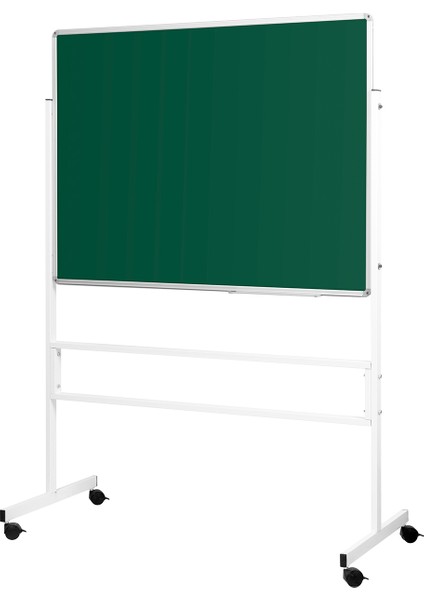 120 cm x 200 cm Mobil Ayaklı Tek Yüzlü Yeşil Tahta (Brifing Tahtası, Tebeşir Tahtası)