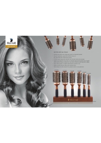 Vent Seramik Saç Fırça Seti 6 Lı