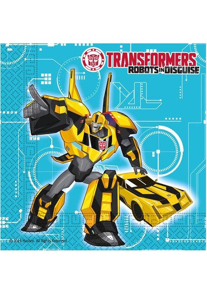 KullanAtMarket Transformers Kağıt Peçete 33x33cm