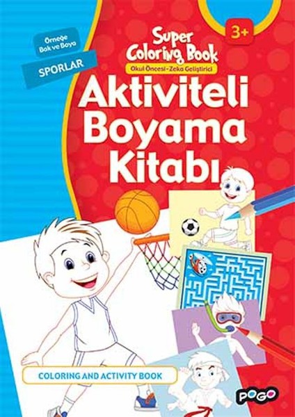 Aktiviteli Boyama Kitabı Sporlar