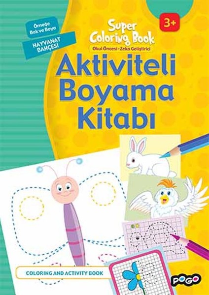 Aktiviteli Boyama Kitabı Hayvanat Bahçesi