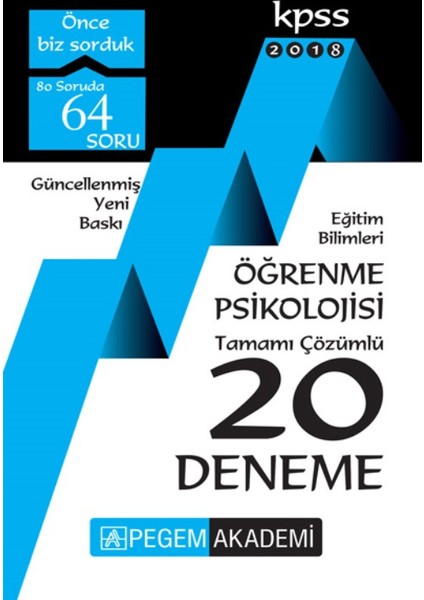 2018 Kpss Eğitim Bilimleri Öğrenme Psikolojisi Tamamı Çözümlü 20 Deneme