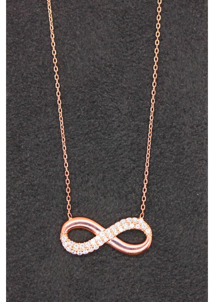 Sonsuzluk Rose Gümüş Kolye (Tgk0099)