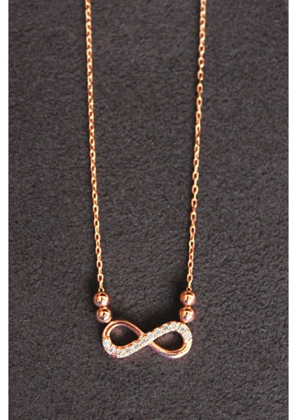 Sonsuzluk Rose Gümüş Kolye (Tgk0136)