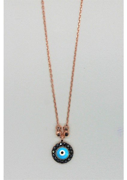 Nazar Rose Gümüş Kolye (Tgk0199)