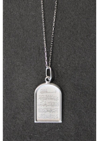 Nazar Duası Gümüş Kolye (Tgk0268)