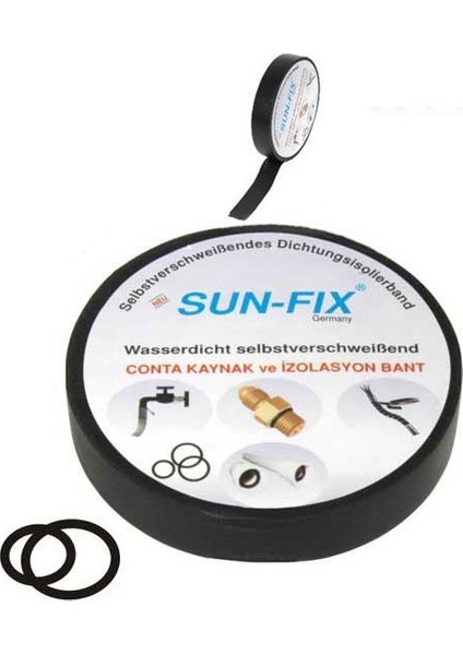 Sun-Fix Conta Kaynak Ve İzolasyon Bandı, Isolatıon Tape, 10M